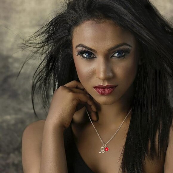 14k Gold Plated Zodiac Birthstone Crystal Pendant Necklace, Horoscope Sign Charm - Picture 4 of 7